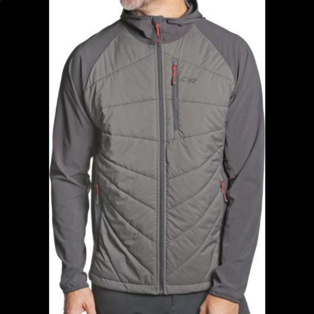 New OR men’s M Refuge Hybrid hooded jacket